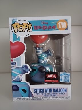 Disney Stitch With Balloon 1709 From Lilo And Stitch Vinyl Figure Funko Pop